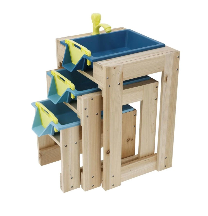 Tables de jeux d'eau en bois