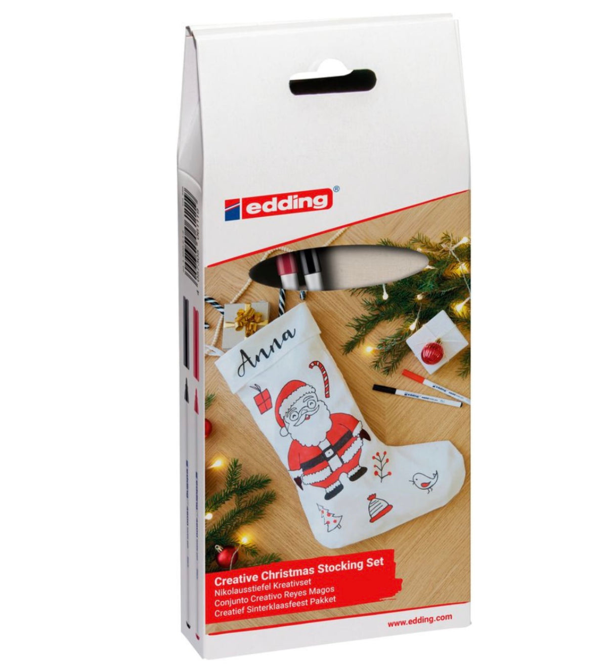 Offer Creative Christmas Textile Set Santa Claus 4600 4 Pieces