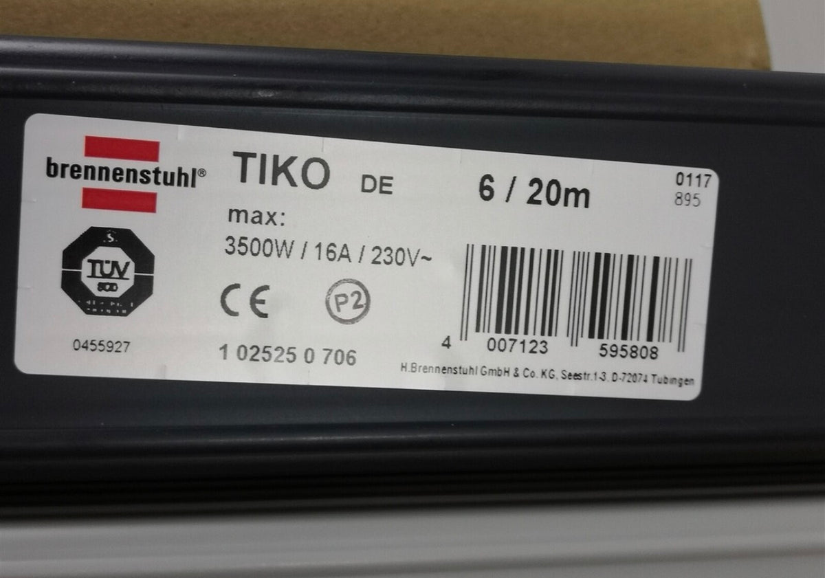 Brennenstuhl TIKO 1025250706 Power Strip 20M