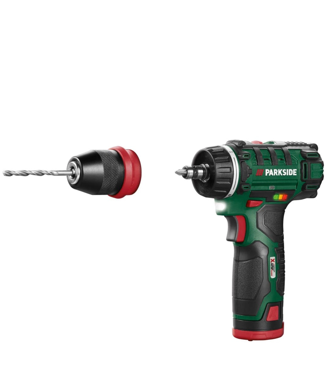 PARKSIDE®
12V cordless drill/driver set »PBSA 12 E4«, with battery and charger