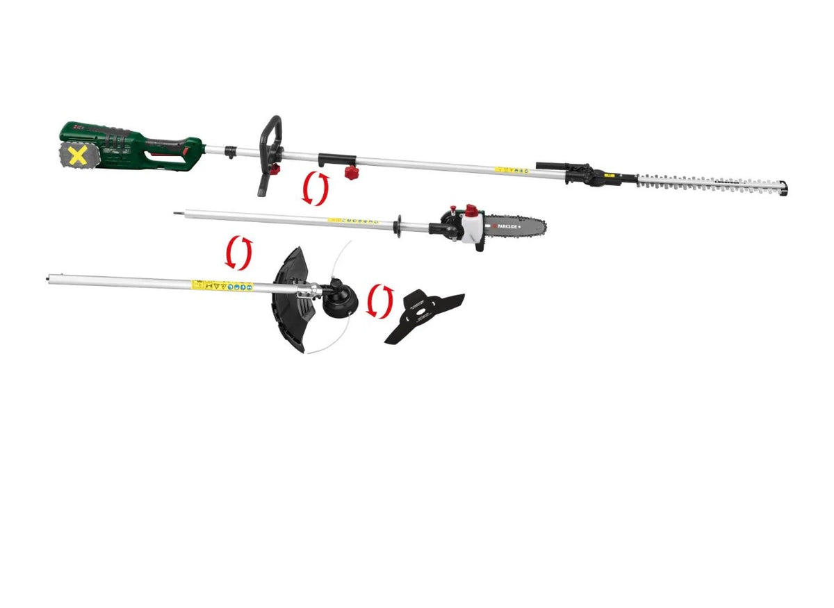 PARKSIDE®
Outil de jardin multifonction sans fil AKG 40-Li A1, 40 Very Parkside X 20V Team set with a Parkside PLG 20 Fast Charger (4.5 A) and a Parkside PAP 20V / 4 Ah Lithium-Ion Battery.