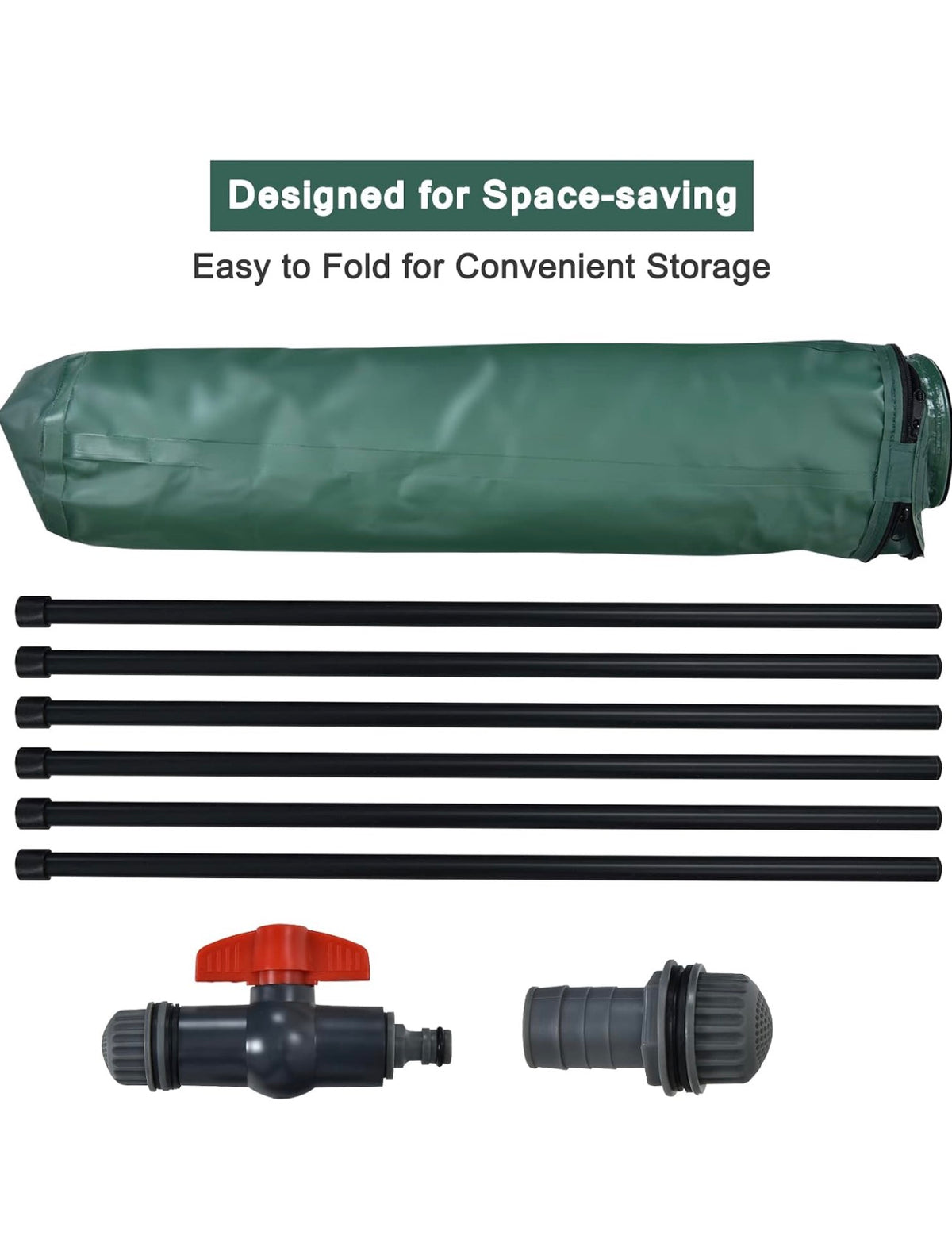 Goplus 60 Gallon Collapsible Rain Barrel, Portable Rain Barrels to Collect Rainwater from Gutter, Rainwater Collection System, Water Storage Tank Catcher Container with Filter Spigot