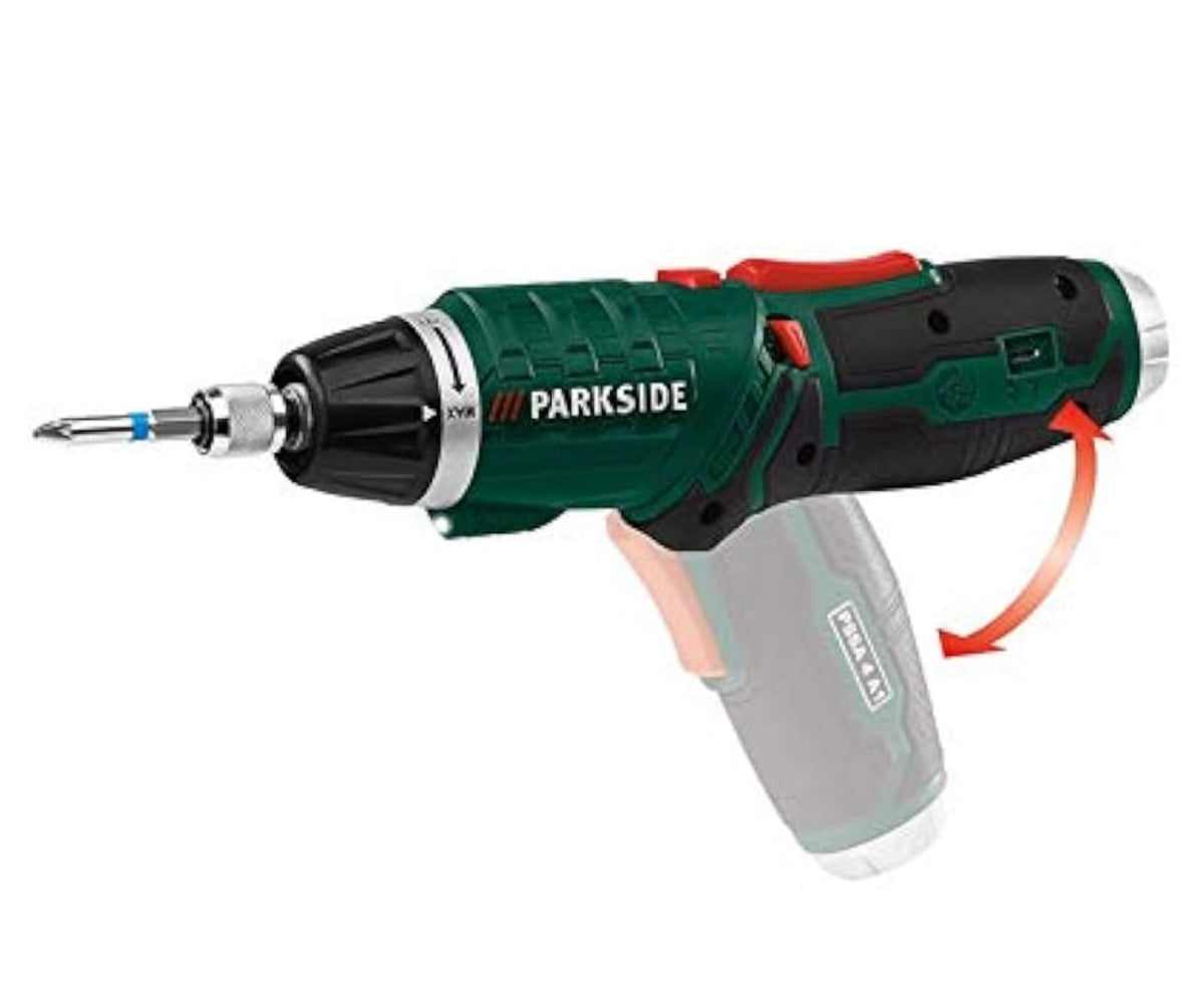 Brand: Parkside
4.0
4.0 out of 5 stars
(38)
PARKSIDE PSSA 4 A1 Cordless Screwdriver | LED Light | USB Charger | Case + Bit Accessories