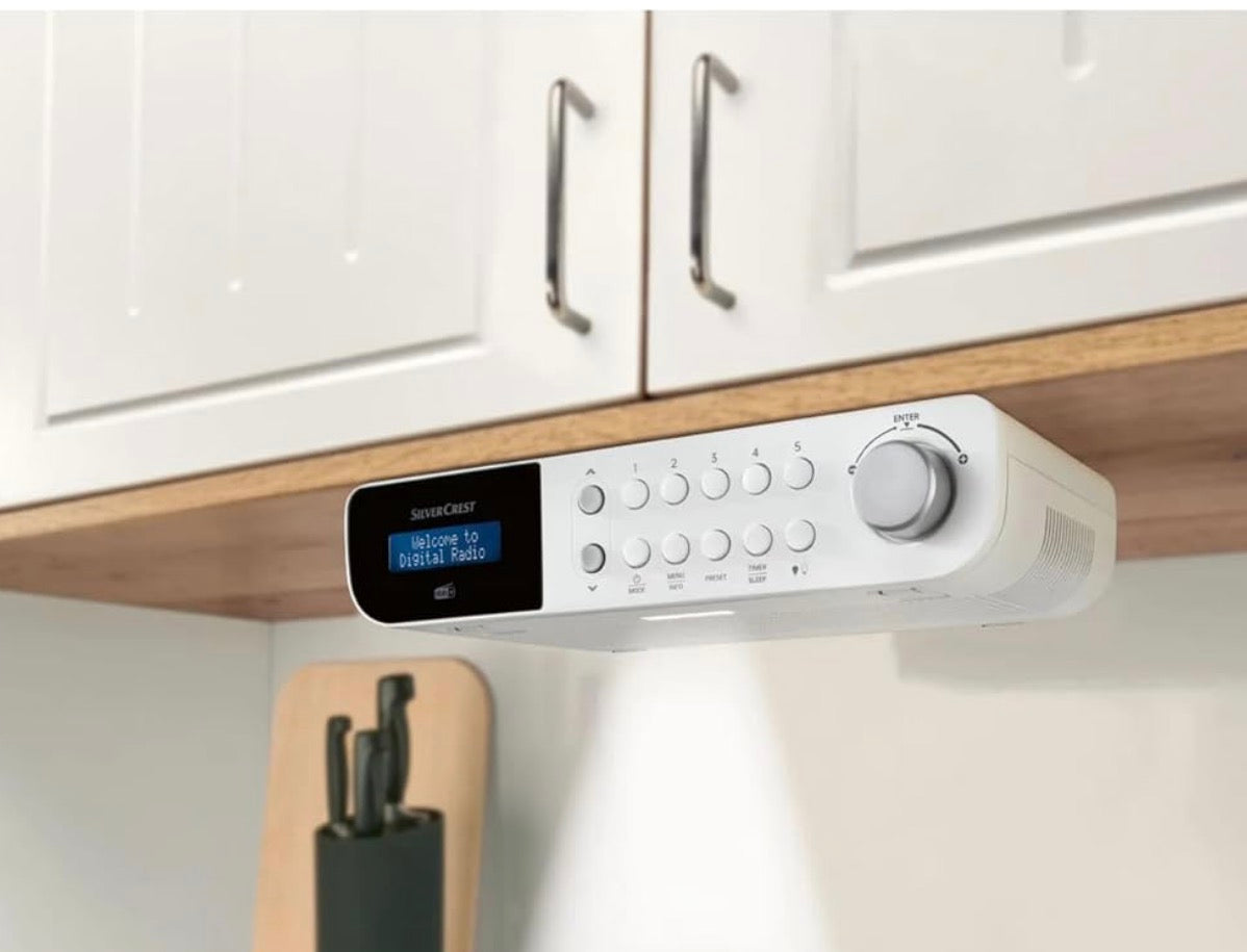 Brand: SILVER CREST
Silvercrest DAB+ Kitchen Radio Undermount Radio with 60 Station Memory Slots