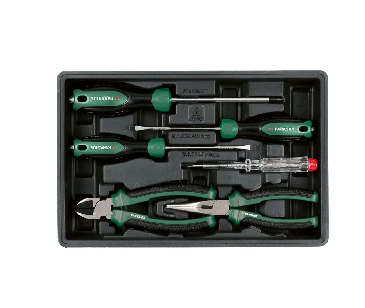 PARKSIDE®
Tool kit with PWBM A1 cordless screwdriver, 92 pieces