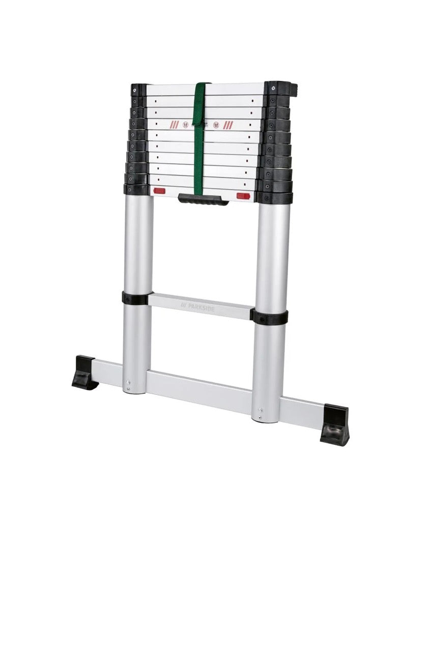 PARKSIDE®
Telescopic aluminum ladder, 11 rungs