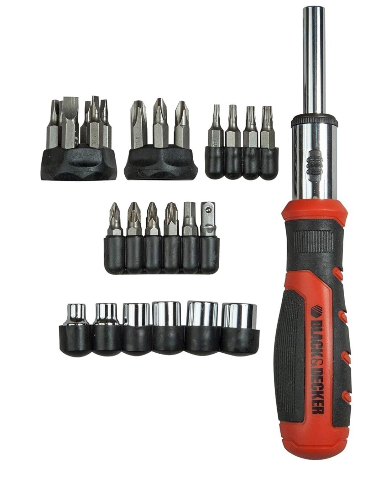 Brand: BLACK+DECKER
Black + Decker 29 pieces. Screwdriver with ratchet BDHT0-62130