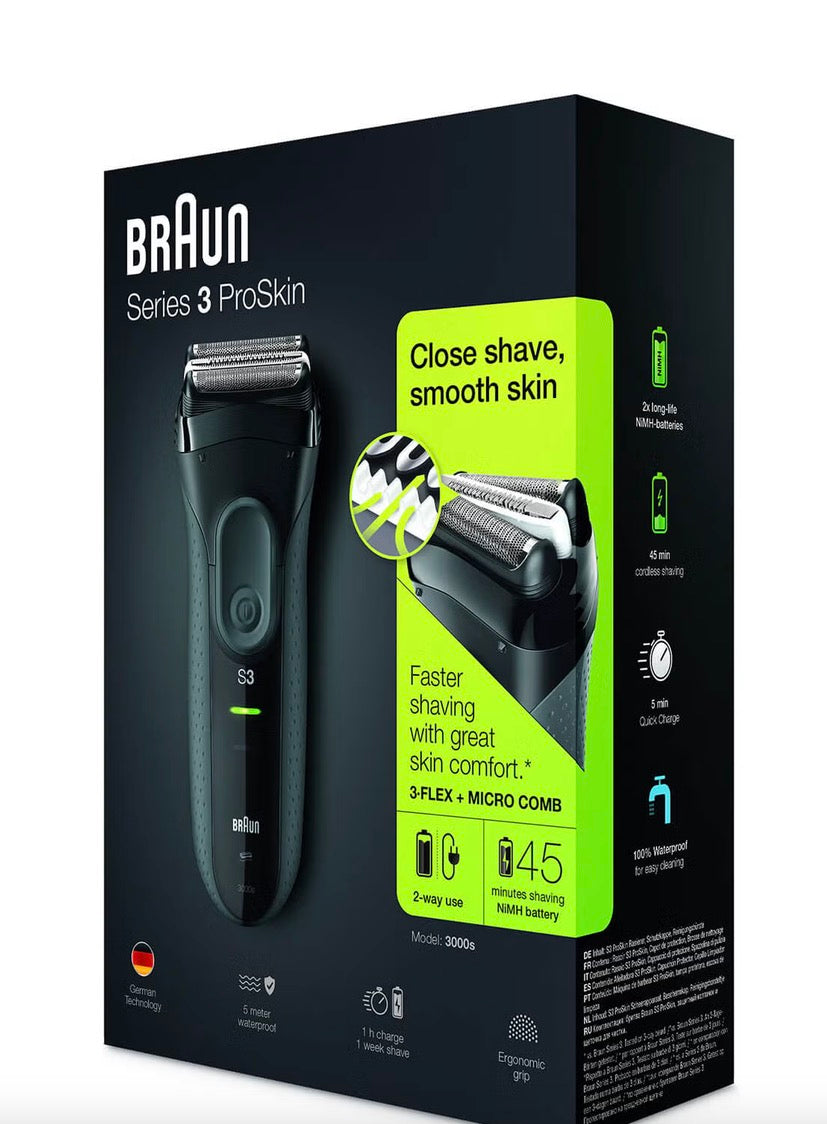 Braun Series 3 ProSkin Electric Shaver S3000s