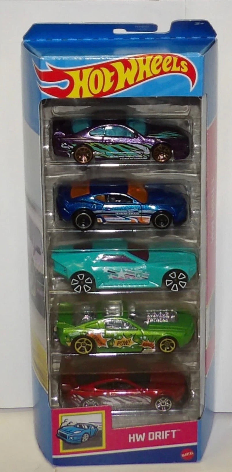 Hot Wheels 5-Car Pack Track Builder Unlimited