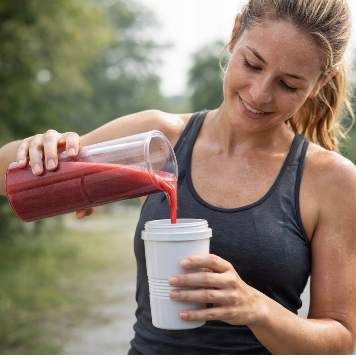 SilverCrest Blender Smoothie 300W To Go 0.6L Cup Healthy Vitamin Cocktails