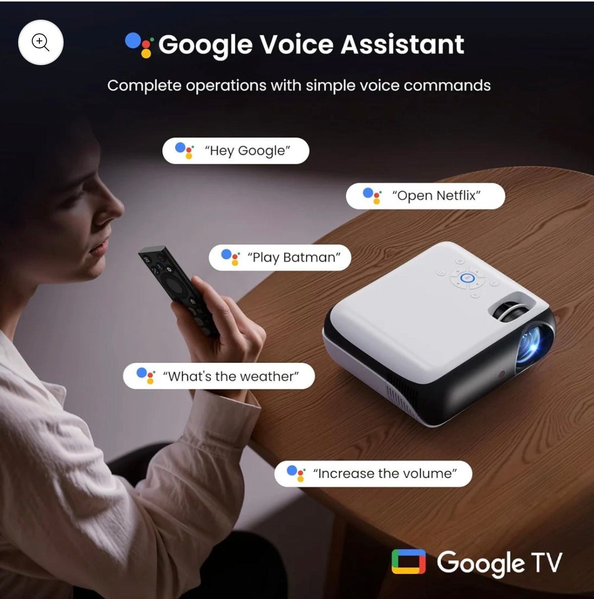 Proyector Happrun Google TV 510G