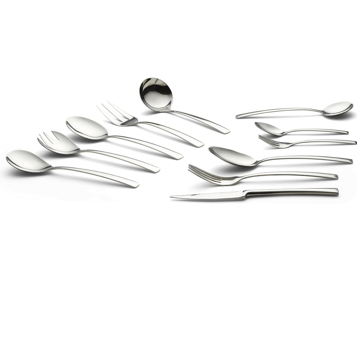 ECHTWERK
Visit the Store
ECHTWERK Avelino Silver Edition 68-Piece Cutlery Set for up to 12 People 18/10 Stainless Steel with Storage Case