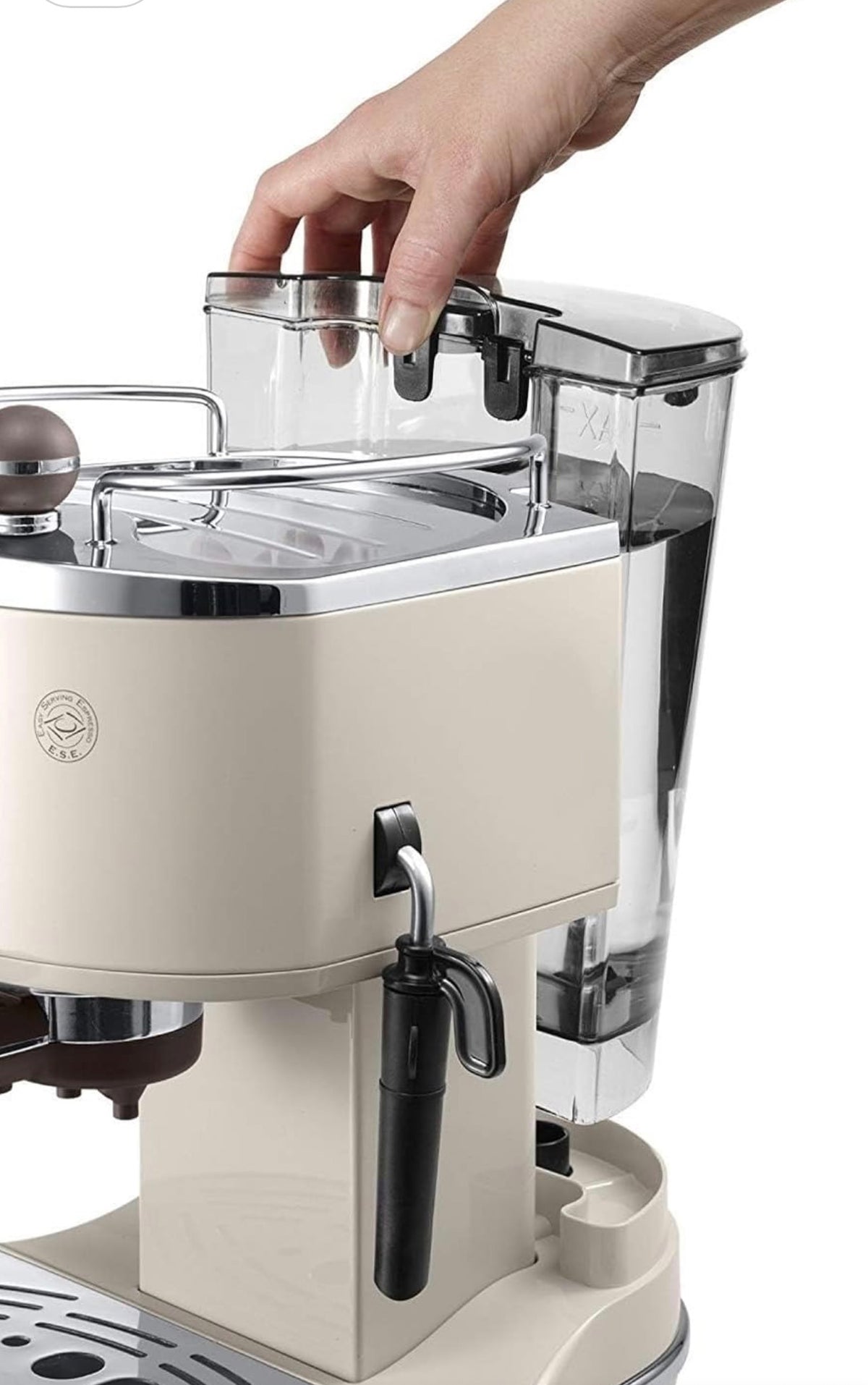 Visit the De'Longhi store
De'Longhi Icona Vintage - Espresso Machine Manual Milk Frother Beige