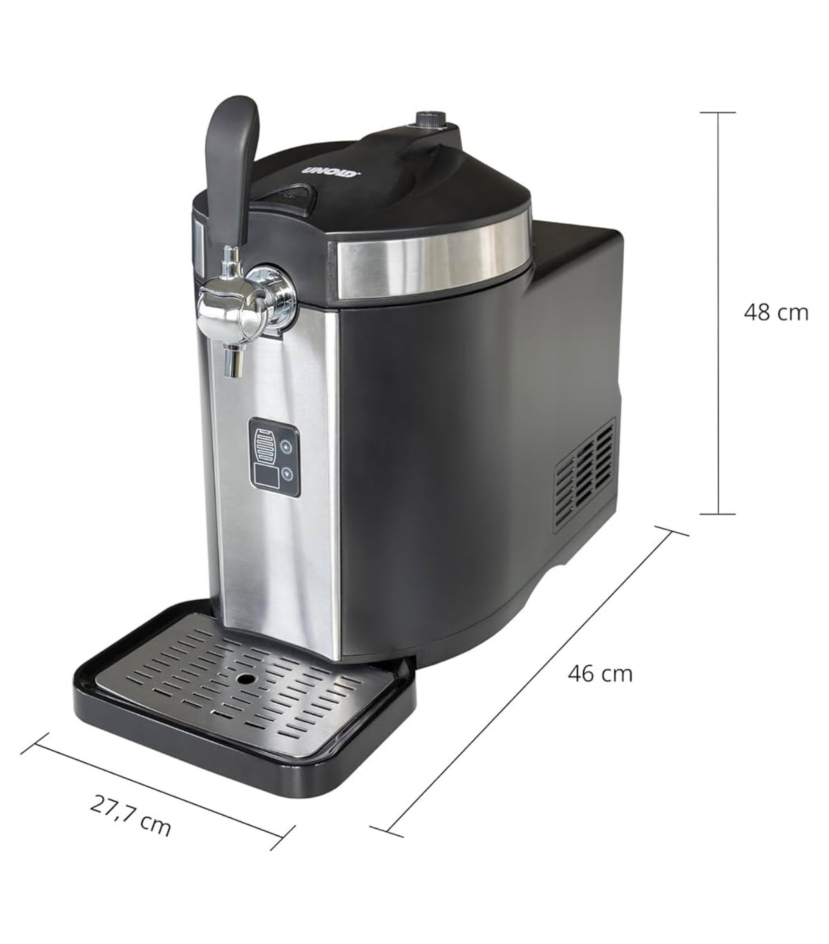Koenic Beer Dispenser — Fits All Universal 5 Litre Kegs, Adjustable 2–12 °C, Heineken Adapter Included