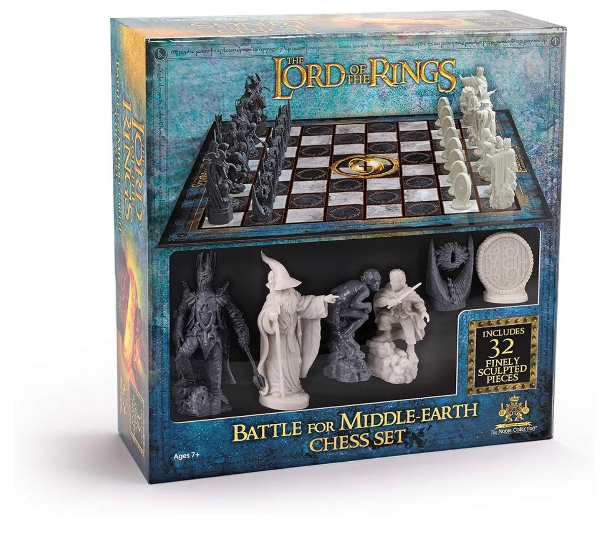 Brand: The Noble Collection
The Noble Collection Lord of Rings - Chess Set: Battle for Middle-Earth,Black One Size NN2174
