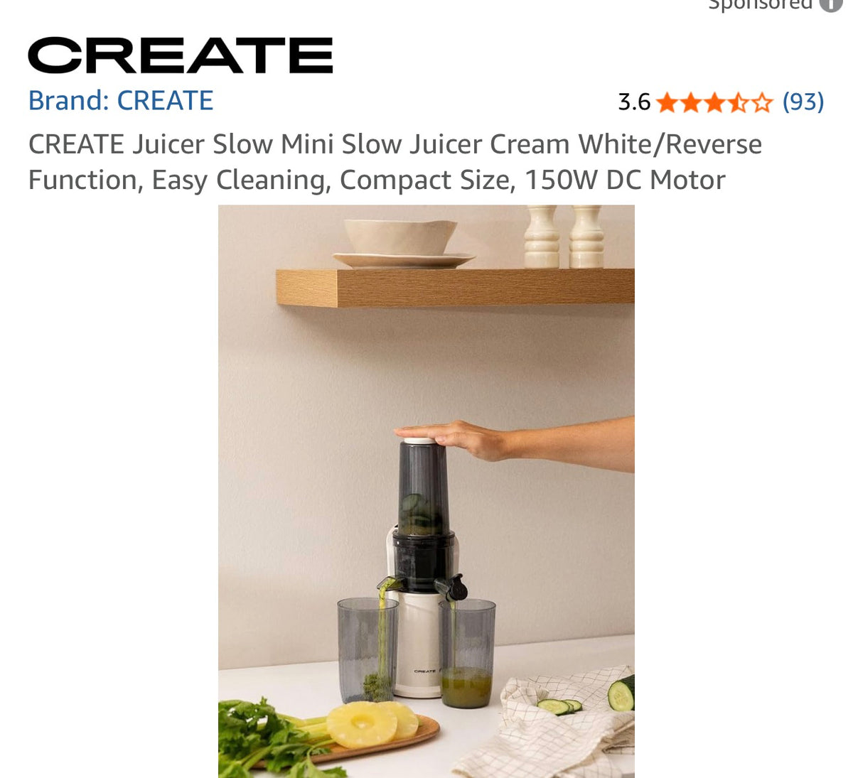 Create Juicer Slow Mini
