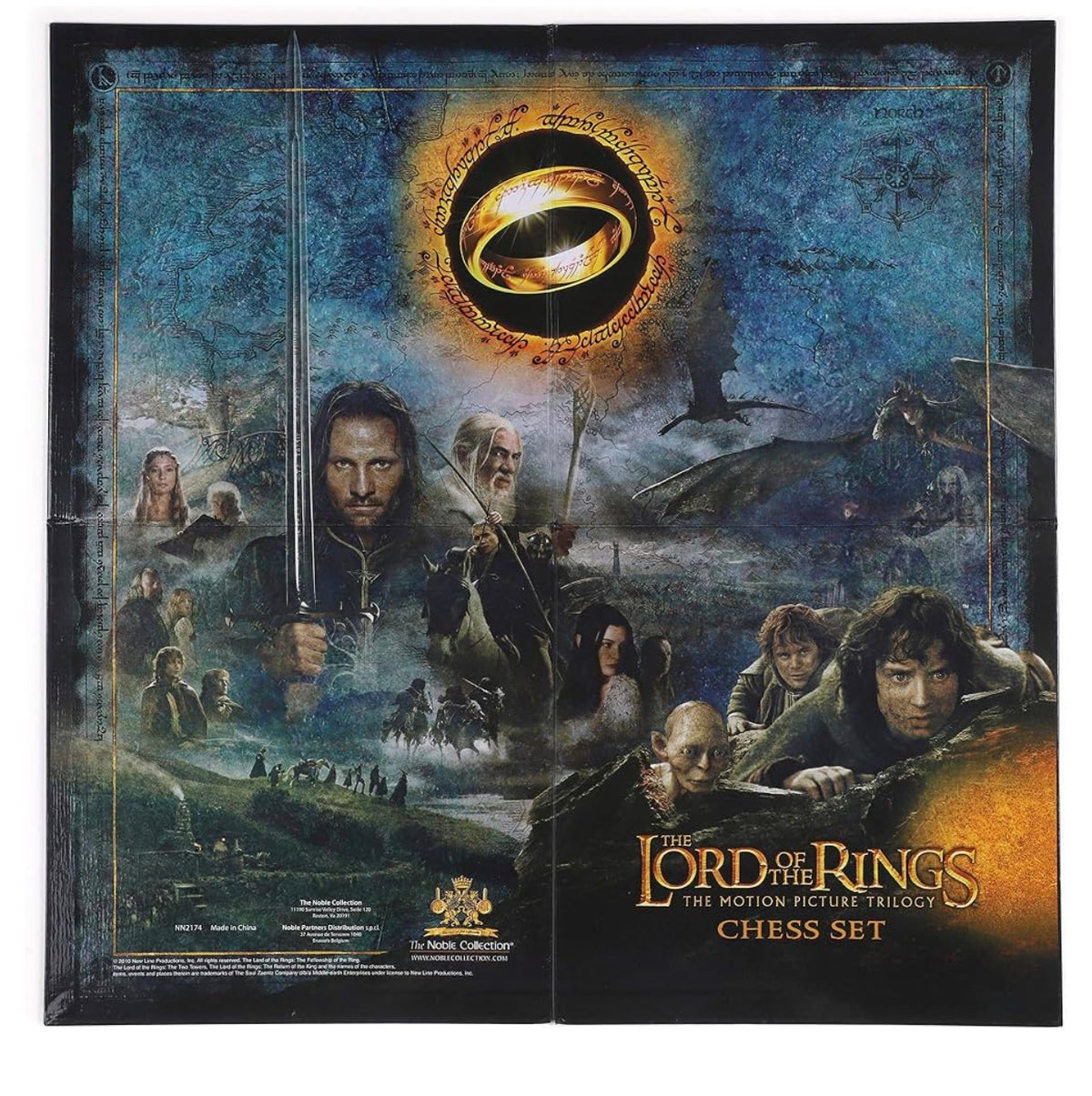 Brand: The Noble Collection
The Noble Collection Lord of Rings - Chess Set: Battle for Middle-Earth,Black One Size NN2174