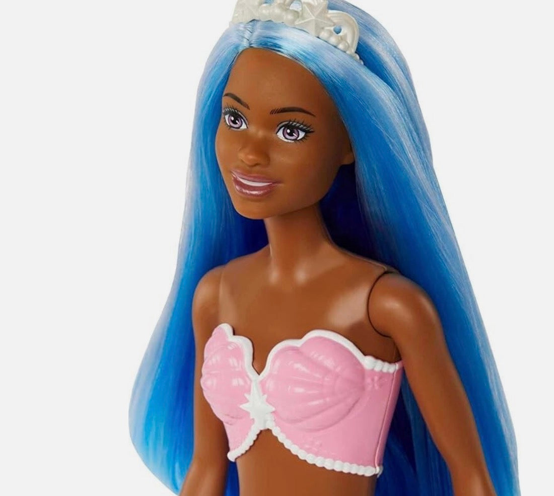 Barbie Dreamtopia Mermaid Doll with Blue and Pink Tail African American NEW