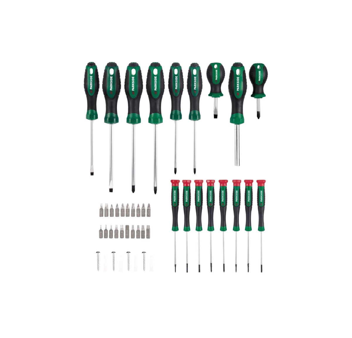 PARKSIDE®
Screwdriver and bit set, 37 pieces