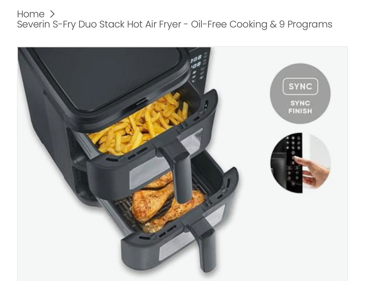 Severin s-fry duo stack