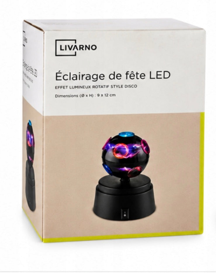 Livarno Home Party LED Light, 2-LED Ball Design