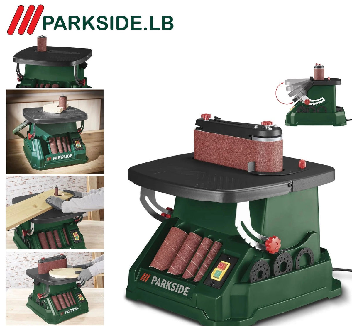 Parkside Oscillating Spindle & Belt Sander PSSB 500 A1