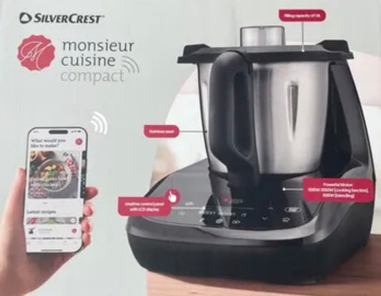SilverCrest Monsieur Cuisine Compact — 1.5 L Cooking Food Processor