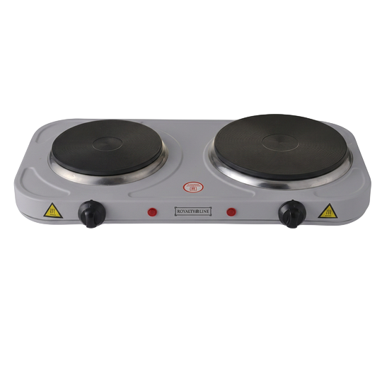 Royalty Line Double Hot Plate — Twin Burner Electric Cooking Plate