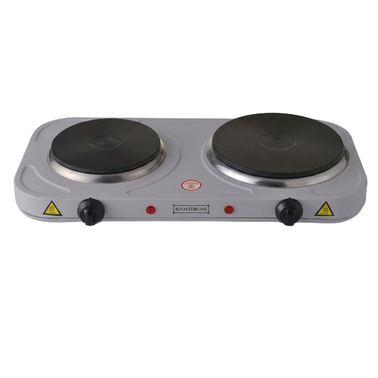 Royalty Line Double Hot Plate — Twin Burner Electric Cooking Plate