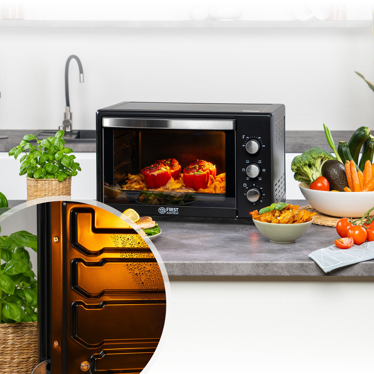 Mini Oven 35 L, Energy-Efficient, with Convection