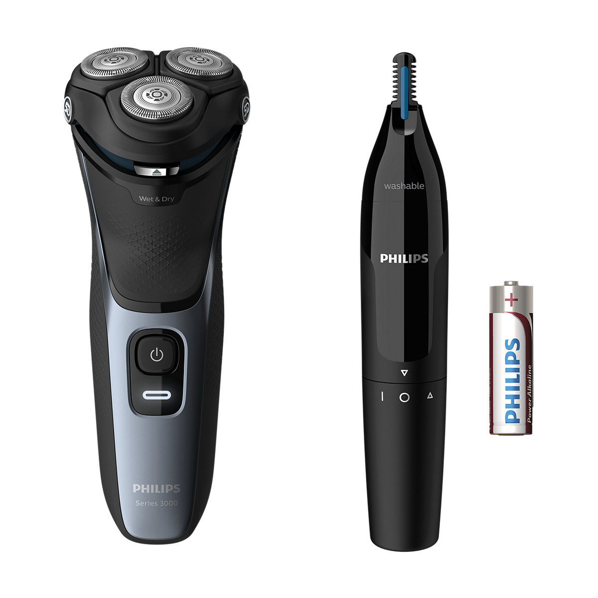 Shaver series 3000
Wet or Dry electric shaver, Series 3000