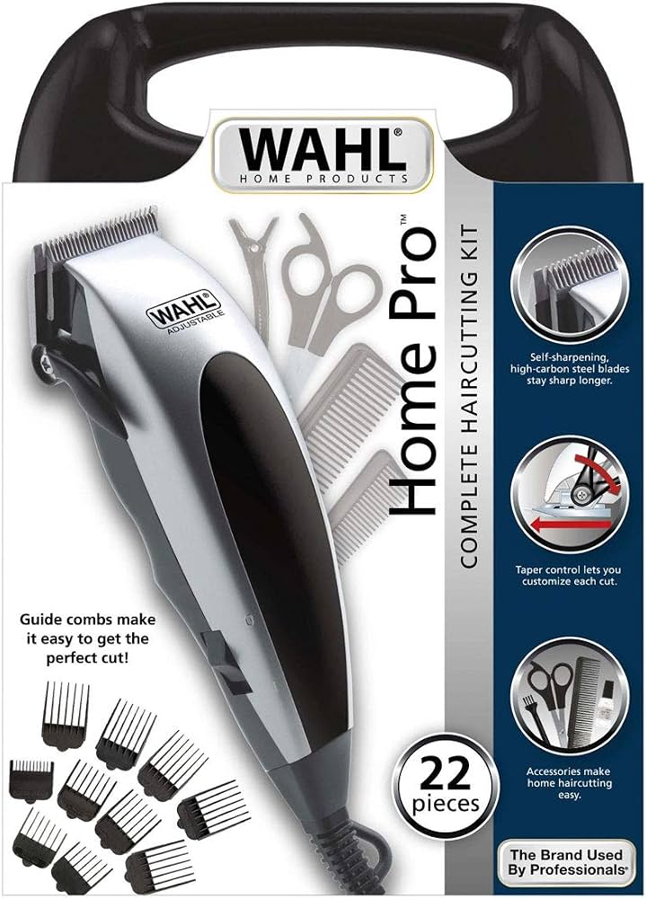 Wahl 9243-517N 22 Piece HomePro Hair Cutting Kit With Video Tape