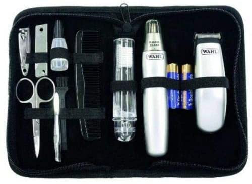 WAHL HAIR TRAVEL CLIPPER KIT 12PCS TRIMMER 99621816