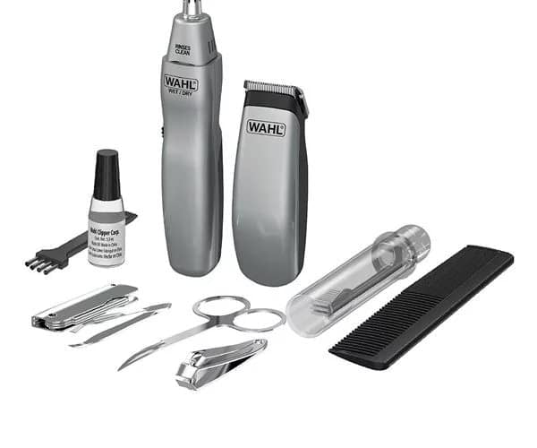 WAHL HAIR TRAVEL CLIPPER KIT 12PCS TRIMMER 99621816
