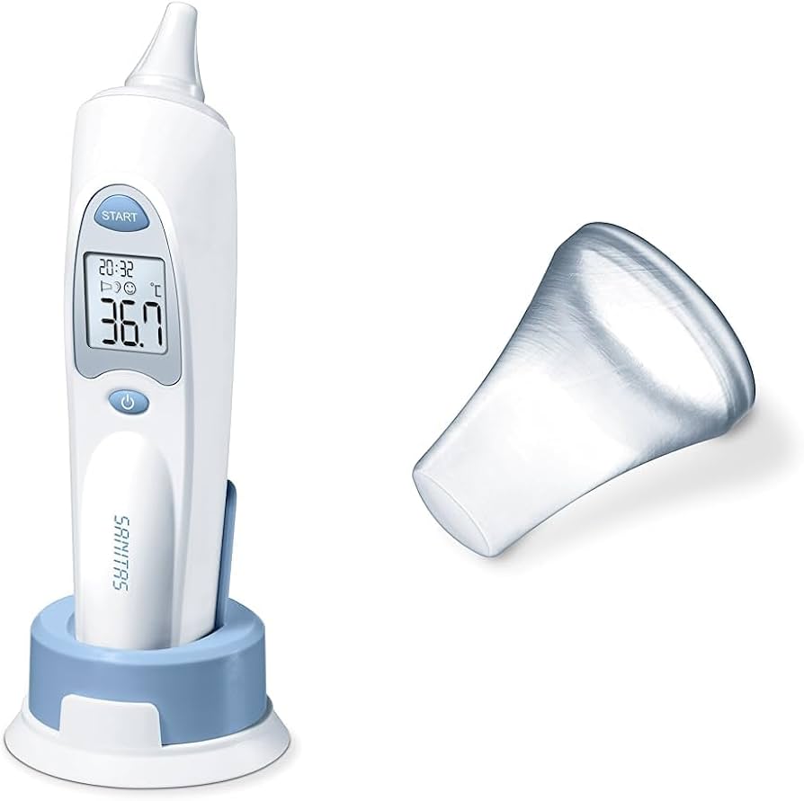 Sanitas Ear Thermometer, Fever Ear, Baby Thermometer, Multi-Infrared Thermometer, NEW