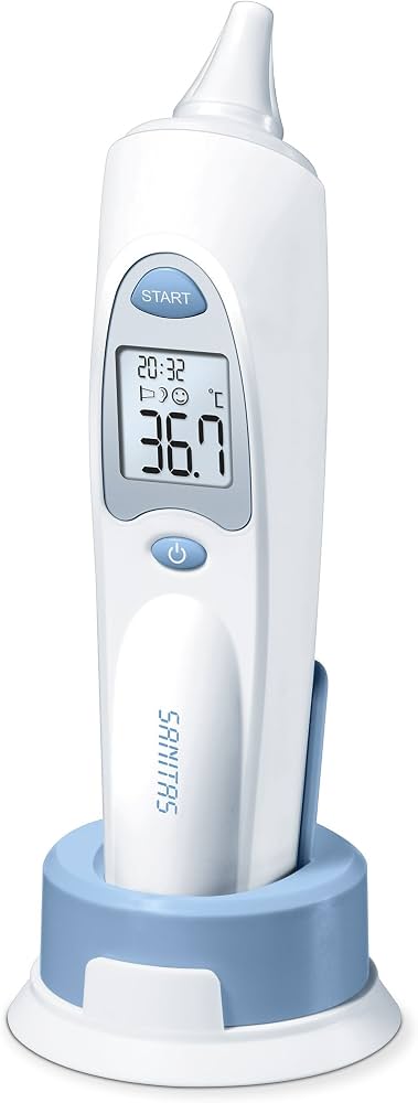 Sanitas Ear Thermometer, Fever Ear, Baby Thermometer, Multi-Infrared Thermometer, NEW