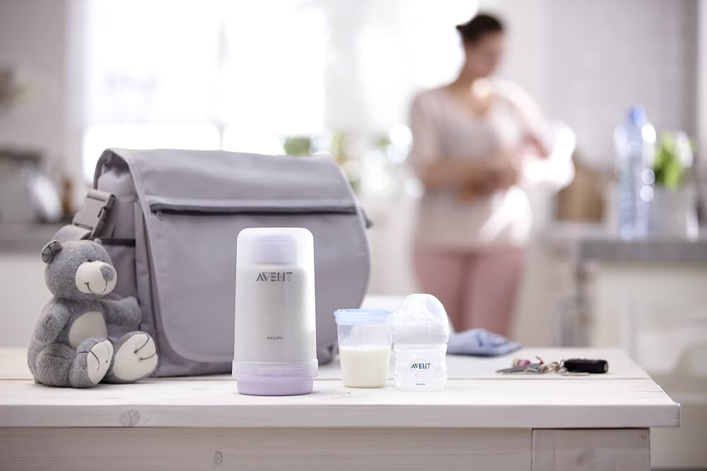 Philips AVENT SCF256/00 Insulated Bottle Warmer, Stainless Steel, Neutral