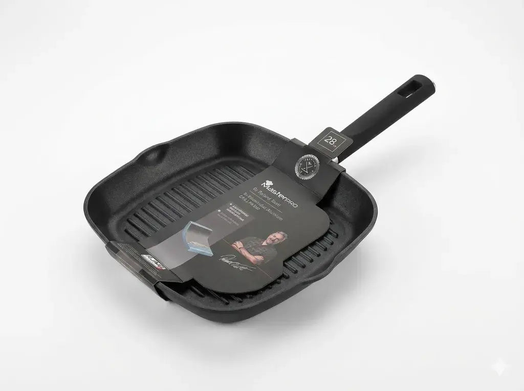 Masterpro Forged Aluminum Grill 28cm, ILAG Non-Stick Coating