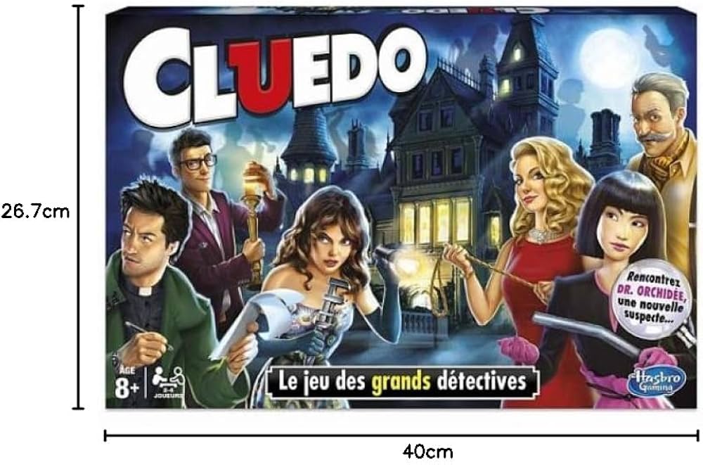 Hasbro Gaming Cluedo - Board Game - French Version