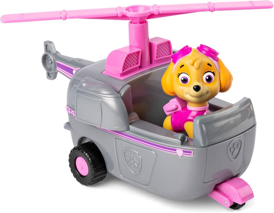 Paw Patrol - Vehicle Figure Stella - Car 15 cm Collectible Figurine Toy - Recycled Plastic Toy - Children's Car - Children's Toy 3 Years and Above