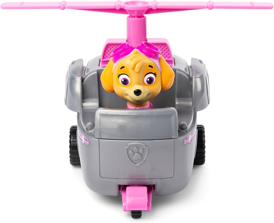 Paw Patrol - Vehicle Figure Stella - Car 15 cm Collectible Figurine Toy - Recycled Plastic Toy - Children's Car - Children's Toy 3 Years and Above