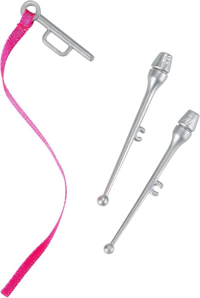Barbie Rhythmic Gymnast Doll & Themed Accessories
Fashion Doll Wearing Leotard, 2 Clubs & Ribbon Accessory, Ages 3+
