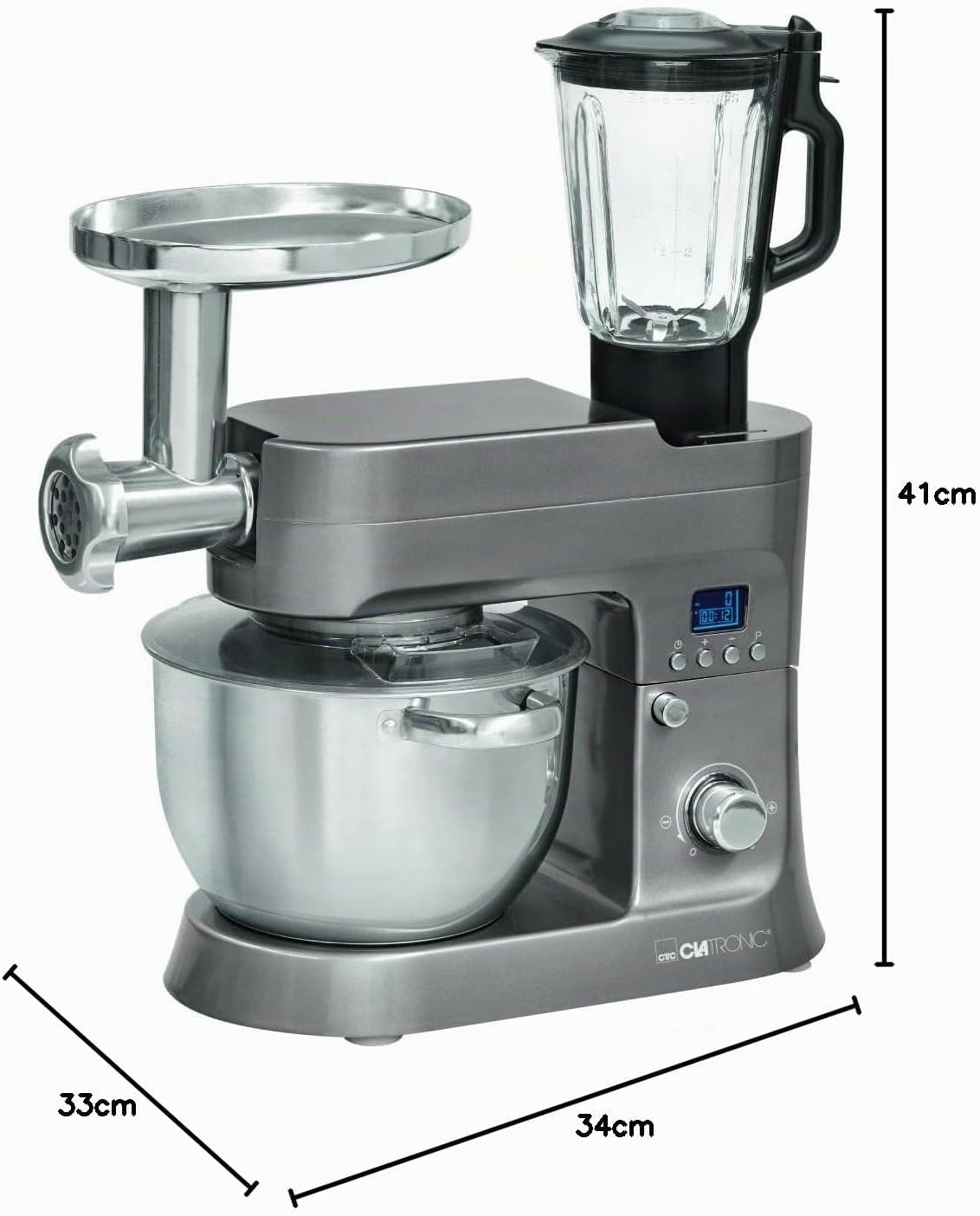 Clatronic Knetmaschine KM 3674 1200W Titan