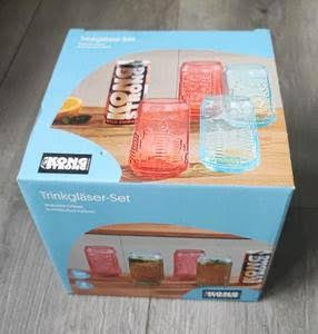 Kong Strong Retro Long Drink Glasses 350 ml – Set of 4