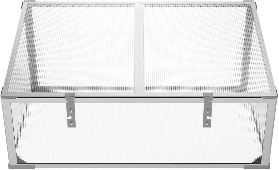 Parkside. Aluminium Cold Frame Greenhouse for Plants 100 x 60 cm