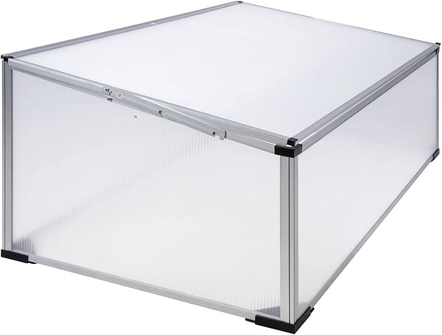 Parkside. Aluminium Cold Frame Greenhouse for Plants 100 x 60 cm