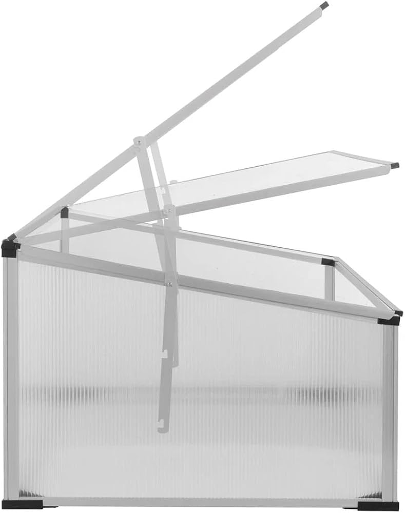 Parkside. Aluminium Cold Frame Greenhouse for Plants 100 x 60 cm