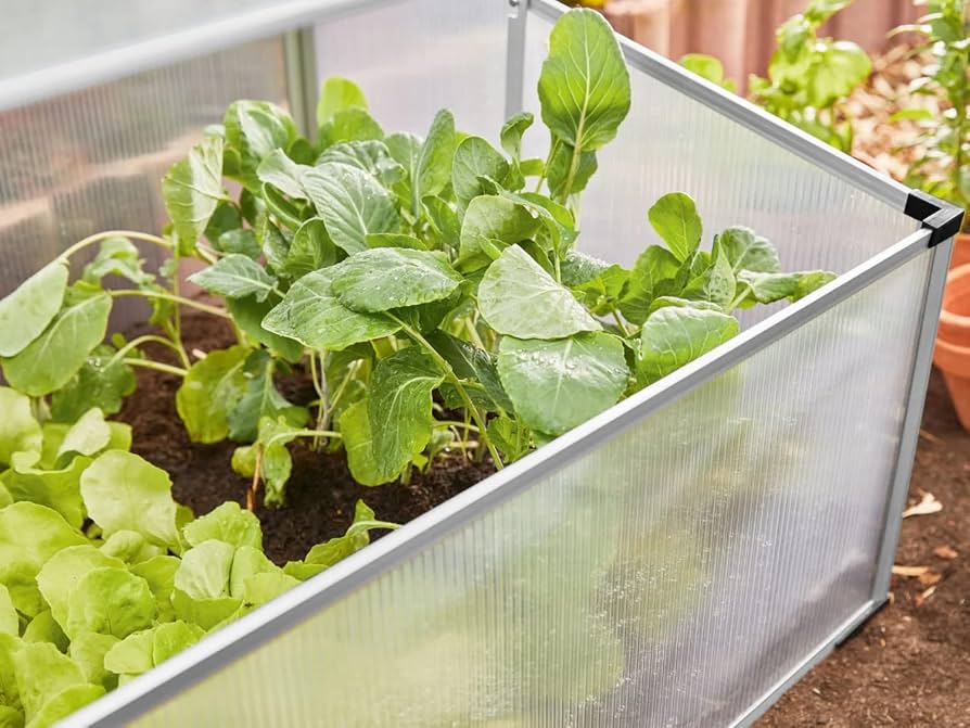 Parkside. Aluminium Cold Frame Greenhouse for Plants 100 x 60 cm