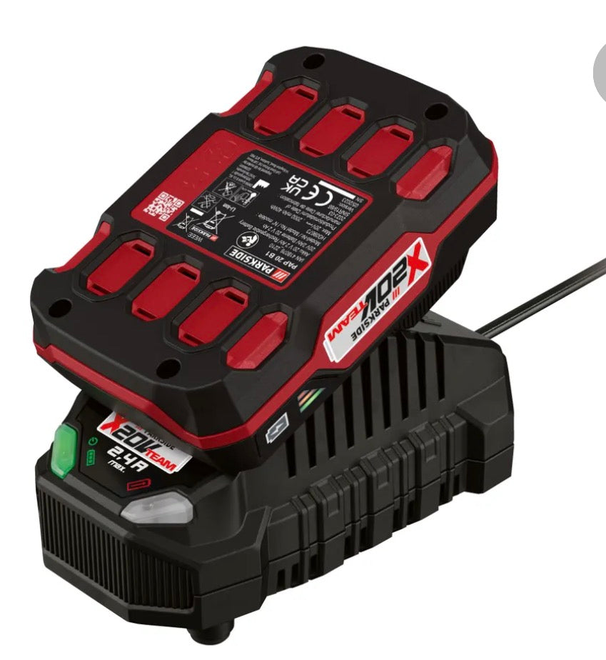Parkside Pasa 20-Li Cordless Reciprocating Saw with Continuous Stroke Control and Soft Grip +battery+charger