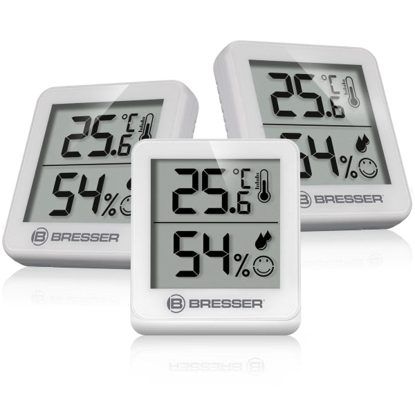 BRESSER ClimaTemp Thermo-Hygrometer Set of 3